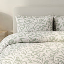 Leafy Trail Duvet Cover Set - Cream