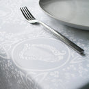 Pure Linen Celtic Damask Tablecloth - 177X274CM