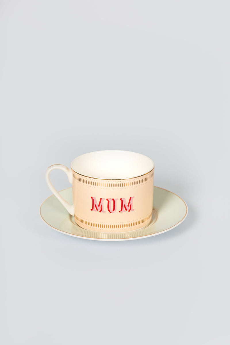 Mum Teacup & Saucer
