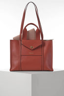 Giselle Laptop Tote - Paprika