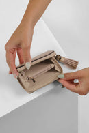 Maeve Tassel Purse - Taupe