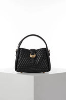 Maggie Weave Crossbody - Black