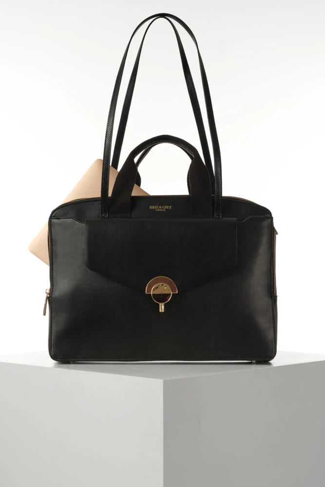 Olive Laptop Bag - Black