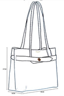 Oriana Laptop Tote - Tan