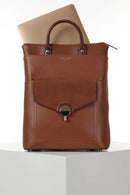Sally Laptop Backpack - Tan