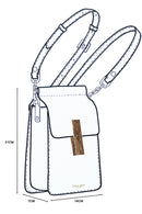 Tamsin Phone Crossbody - Black