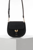 Venetia Saddle Crossbody - Black