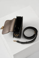 Venetia Saddle Crossbody - Black