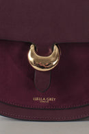 Venetia Saddle Crossbody - Cherry