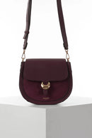 Venetia Saddle Crossbody - Cherry