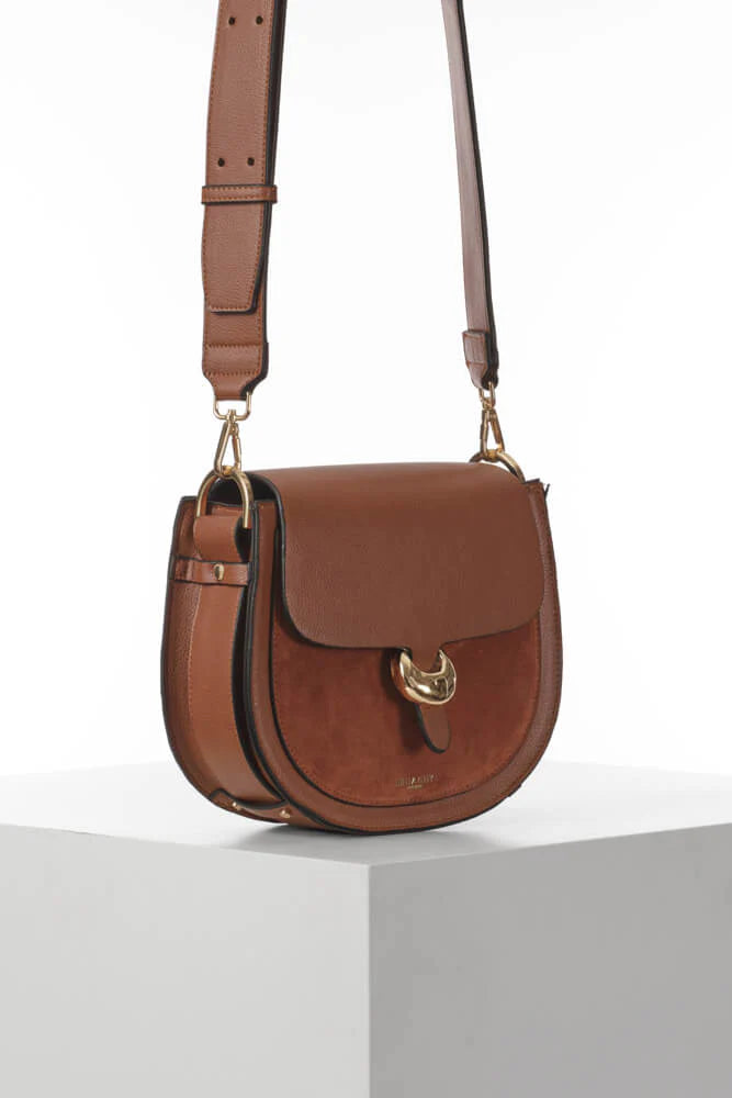 Venetia Saddle Crossbody - Tan