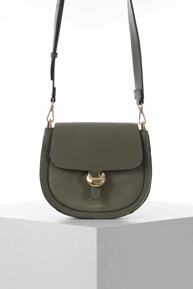 Venetia Saddle Crossbody - Sea Green