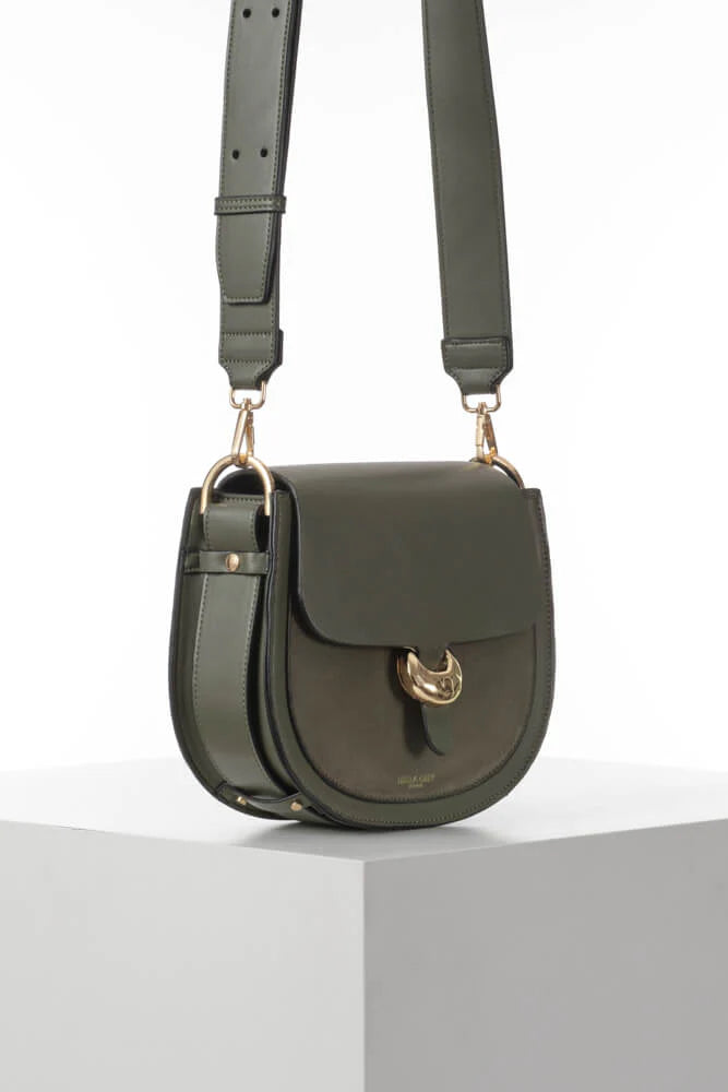 Venetia Saddle Crossbody - Sea Green
