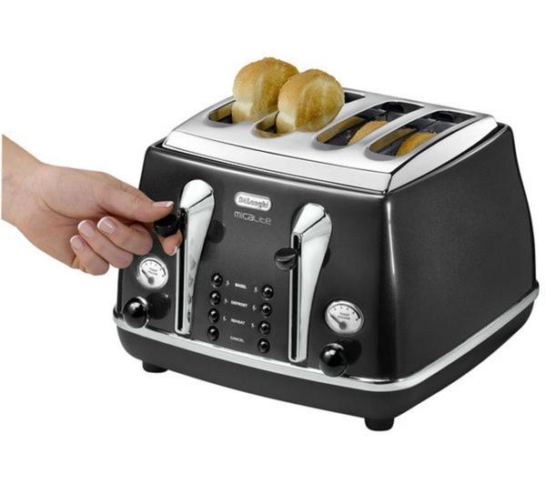 Micalite 4-Slice Toaster - Black