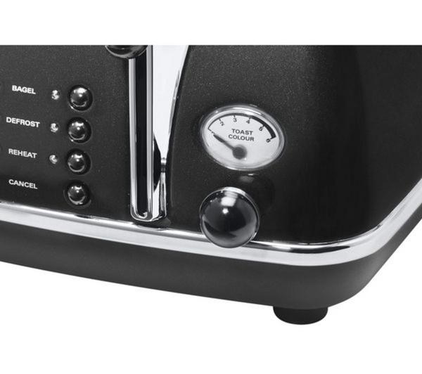 Micalite 4-Slice Toaster - Black