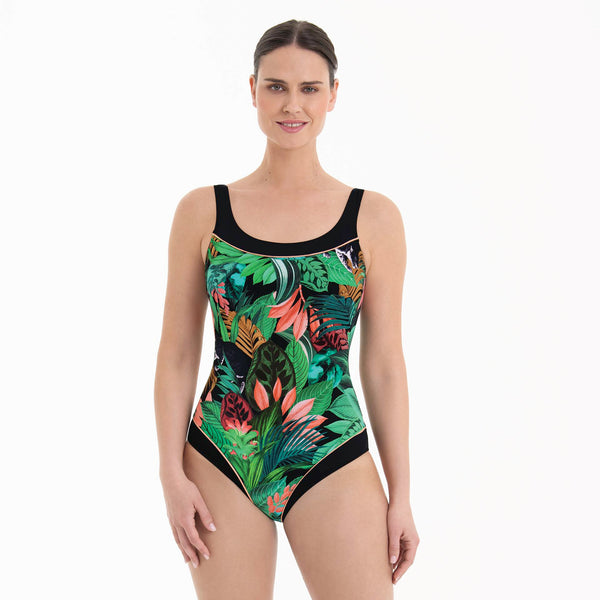 Jungle Groove Care Swimsuit - Emerald