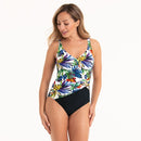 Floral Illusion Swimsuit - Multi