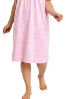 Dotty Floral Nightdress - Pink