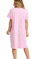 Dotty Floral Nightdress - Pink