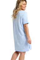 Dotty Floral Nightdress - Blue