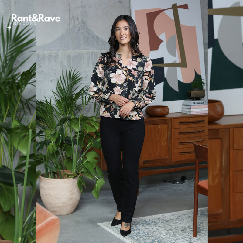 Madge Straight Jean - Black