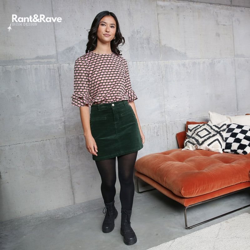 Maiya Floral Top - Pink