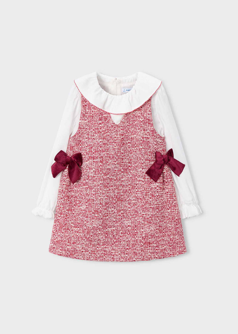 Pinafore Dress - Cherry