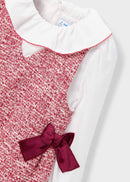 Pinafore Dress - Cherry