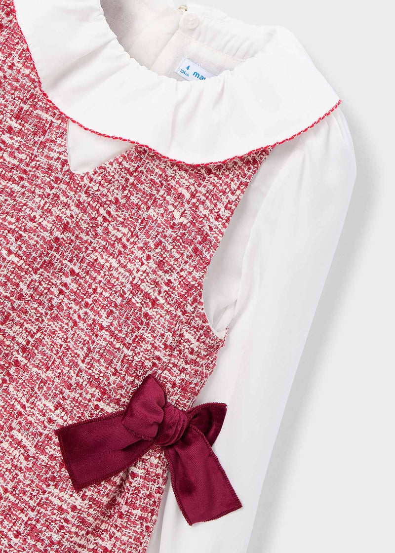 Pinafore Dress - Cherry