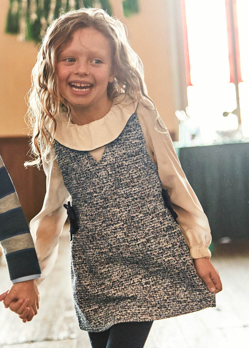 Pinafore Dress - Ocean