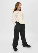 Long Sleeve Printed T-Shirt - Cream