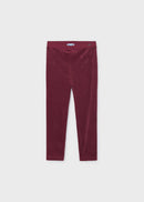 Basic Velvet Leggings - Raspberry