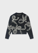 Bow-Detail Jumper - Black