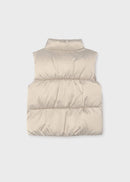 Satin Gilet - Almond