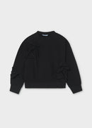 Bow-Detail Jumper - Black