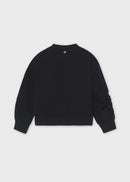 Bow-Detail Jumper - Black