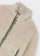 Shearling Coat - Almond