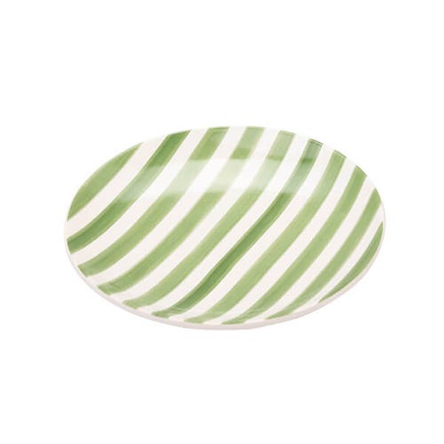 At Home Side Plate Green