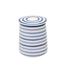 At Home Tea Canister Blue