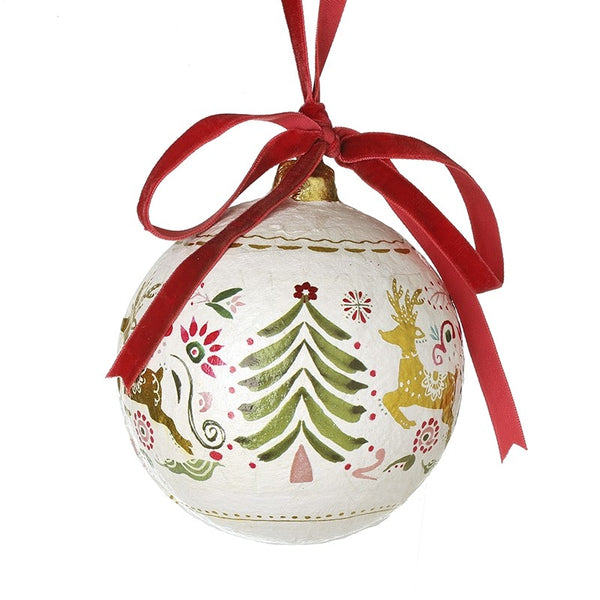 Christmas Bauble Reindeer & Tree