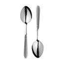 Signature Set of 2 Serving Spoons - Grey