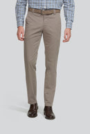 Roma Stretch Waistband Trouser - Stone