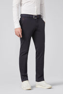 Roma Stretch Waistband Trouser - Blue