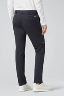 Roma Stretch Waistband Trouser - Blue