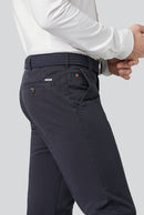 Roma Stretch Waistband Trouser - Blue