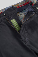 Roma Stretch Waistband Trouser - Blue