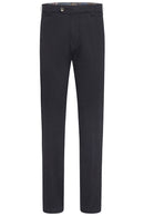 Roma Stretch Waistband Trouser - Blue