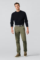 Roma Stretch Waistband Trouser - Green