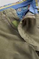 Roma Stretch Waistband Trouser - Green