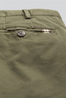 Roma Stretch Waistband Trouser - Green